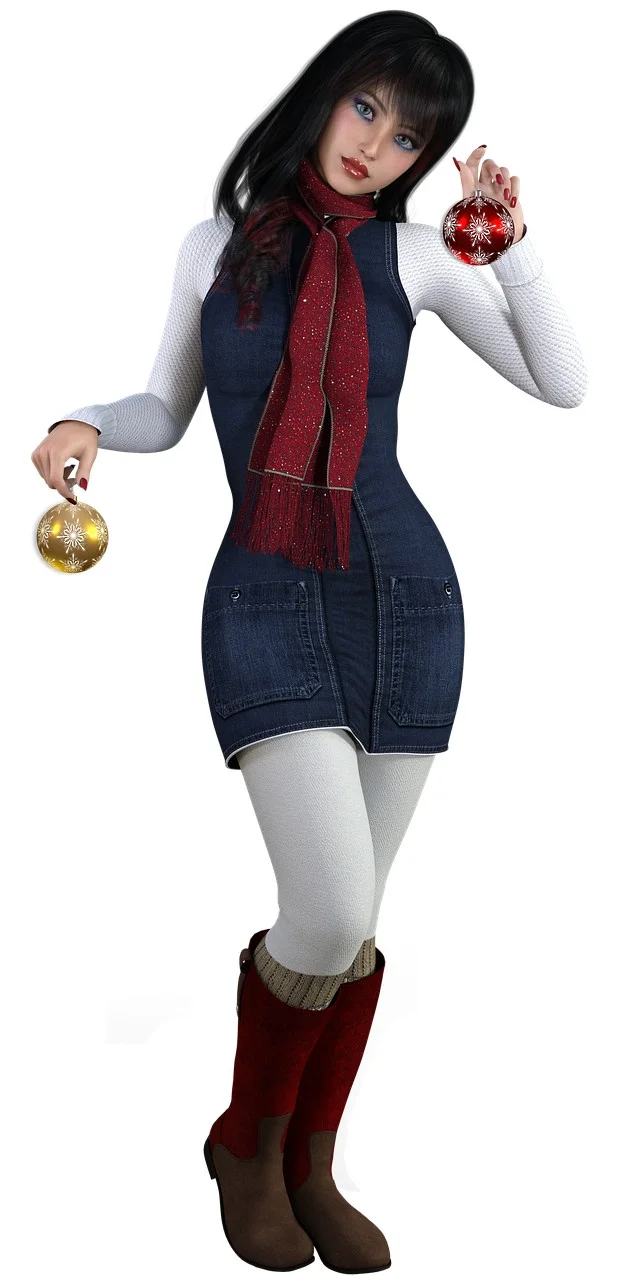 女子， 漂亮， 模特兒， 3d