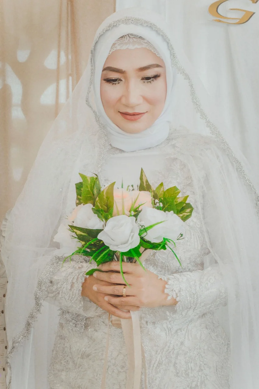 女性, 花嫁, ヒジャブ, イスラム教