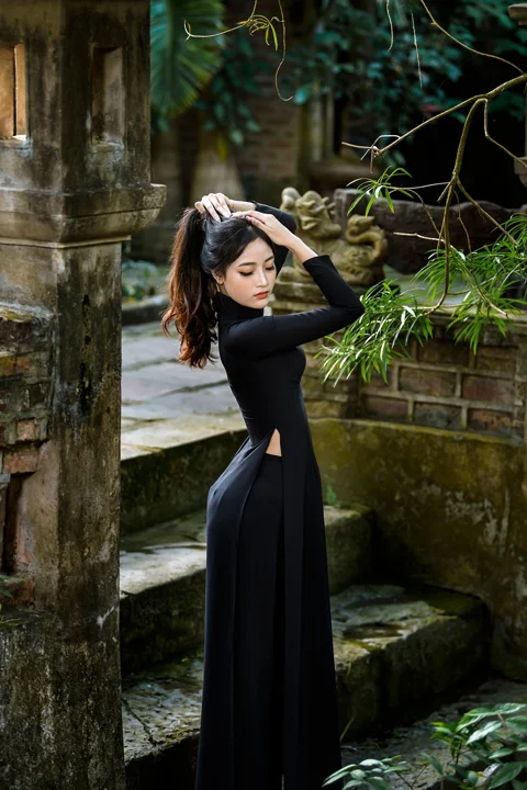 woman, dress, fashion, portrait
