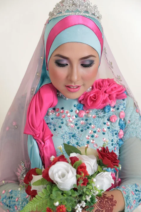 woman, makeup, smile, wedding