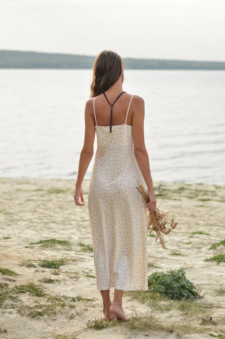 summer, beach, girl, dress
