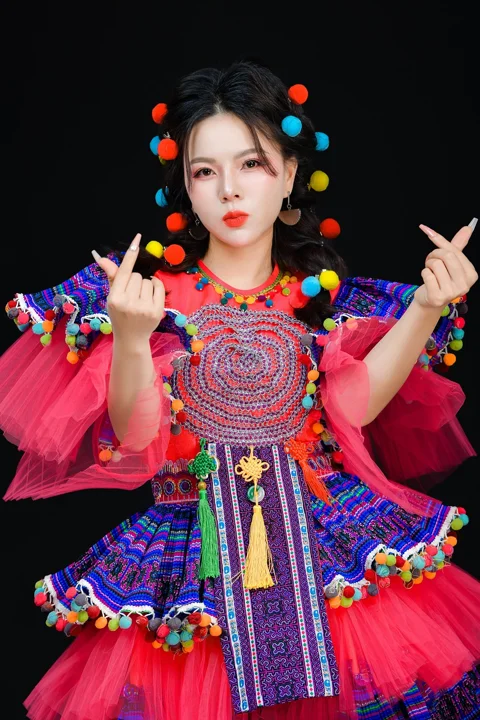 女人, 模特兒, 民族服飾, 傳統服飾