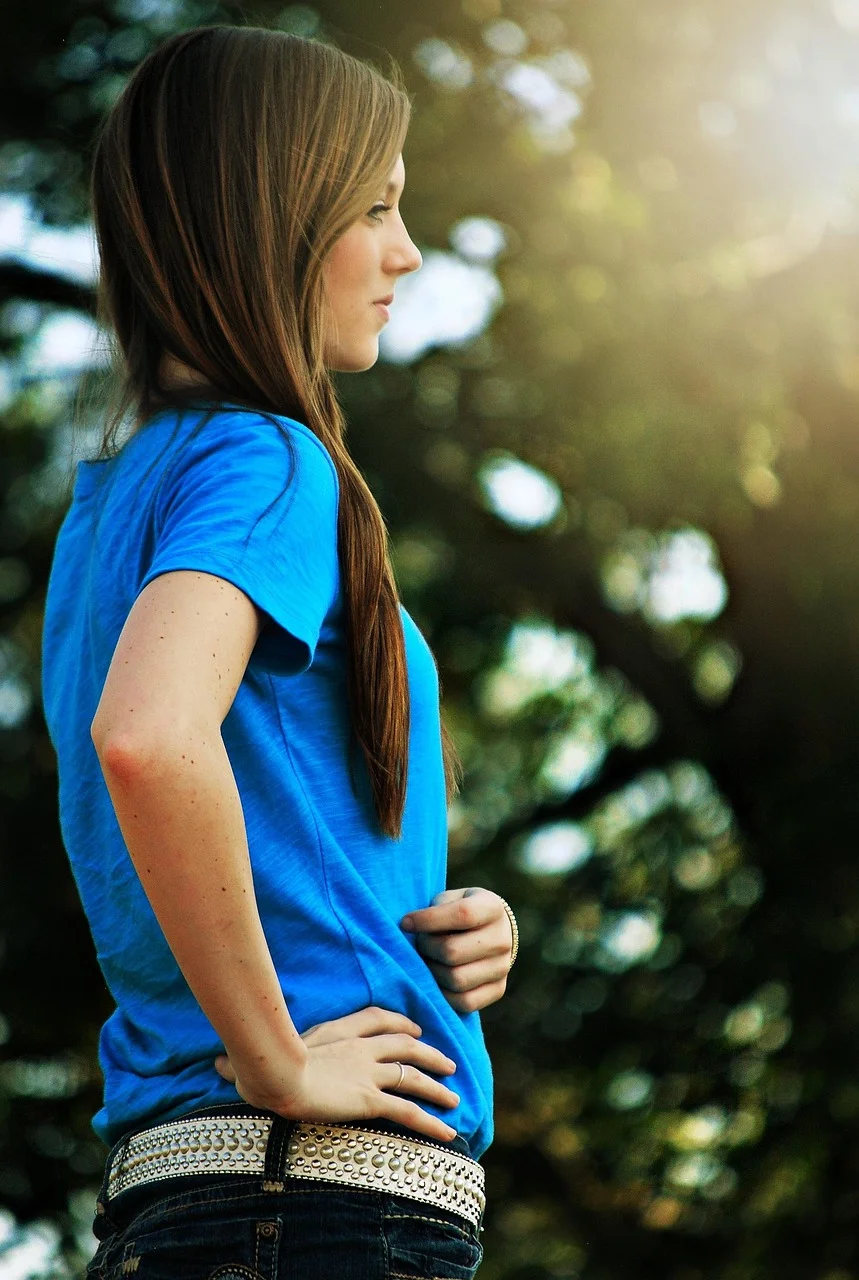 girl, young, female, happy
