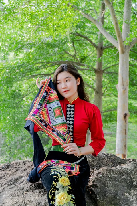 woman, fashion, traditional, vietnamese