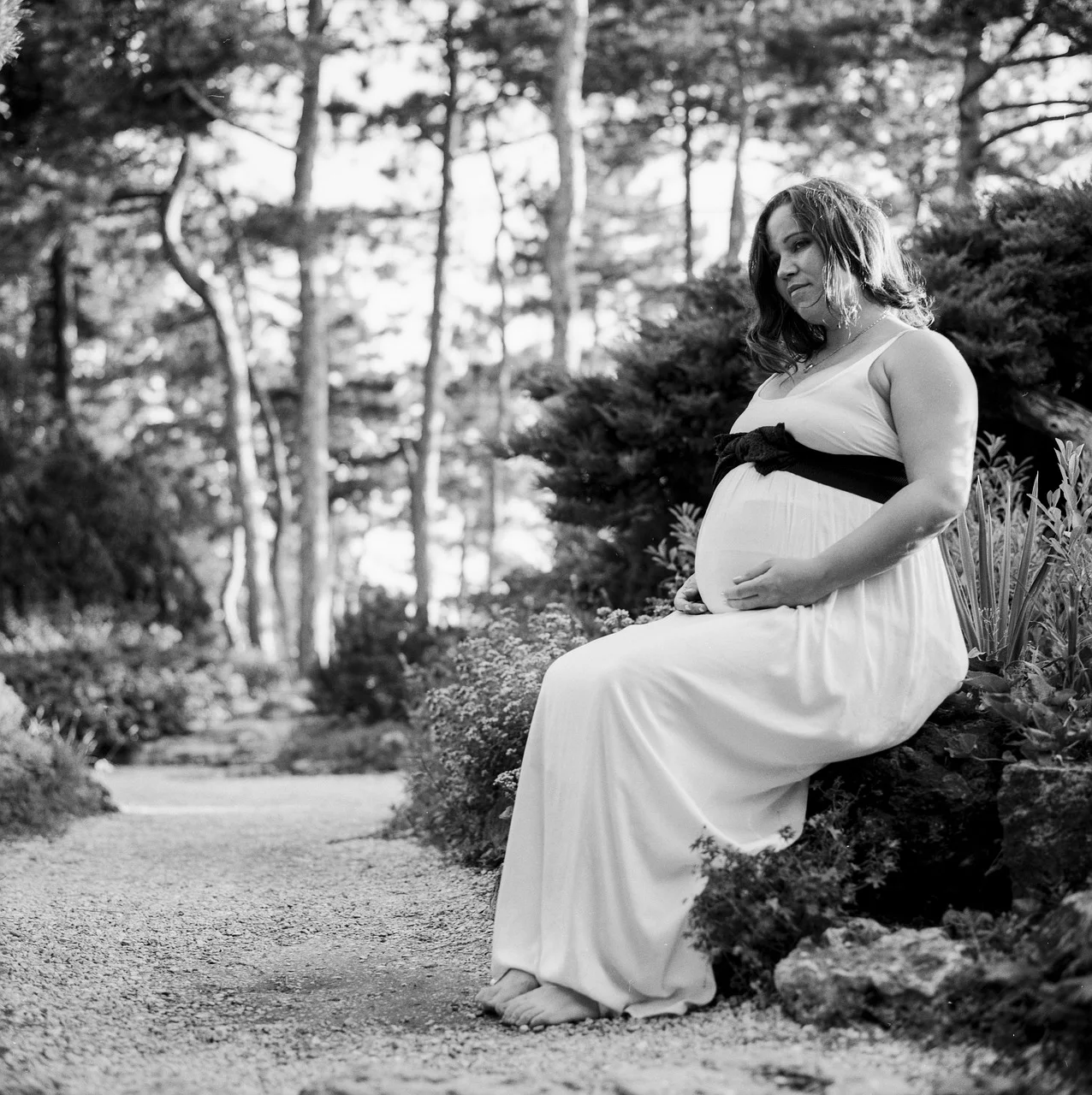 pregnant, white, woman, young