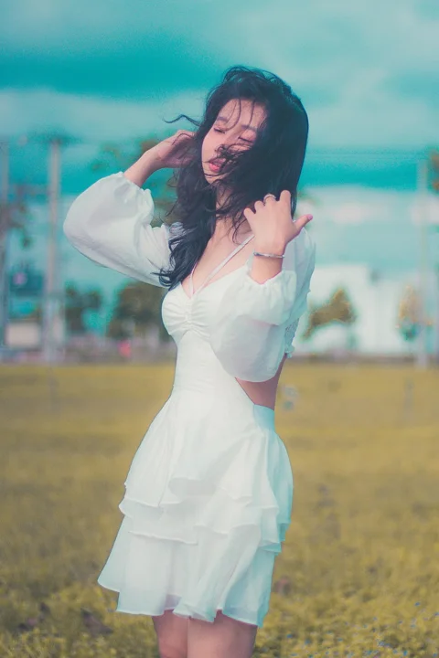 亚洲女性, 时尚, 户外, 女人