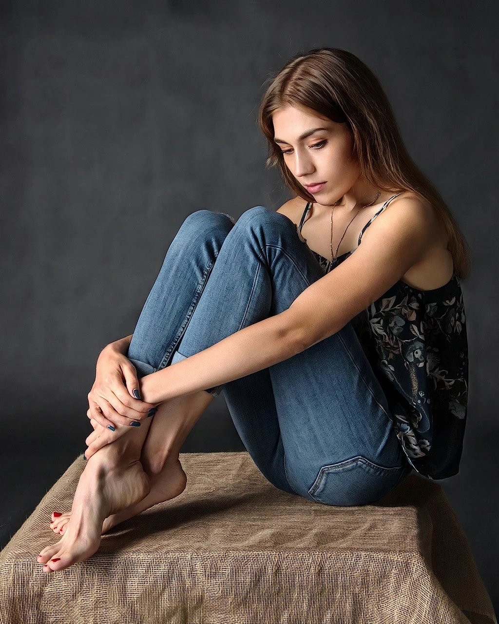 woman, beauty, emotions, face