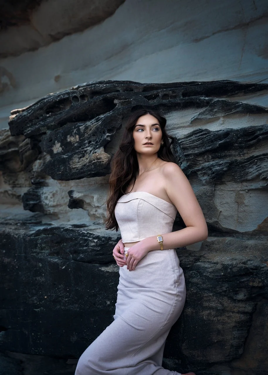woman, model, portrait, nature