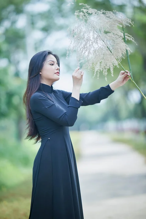 여성, 모델, 드레스, 아오자이