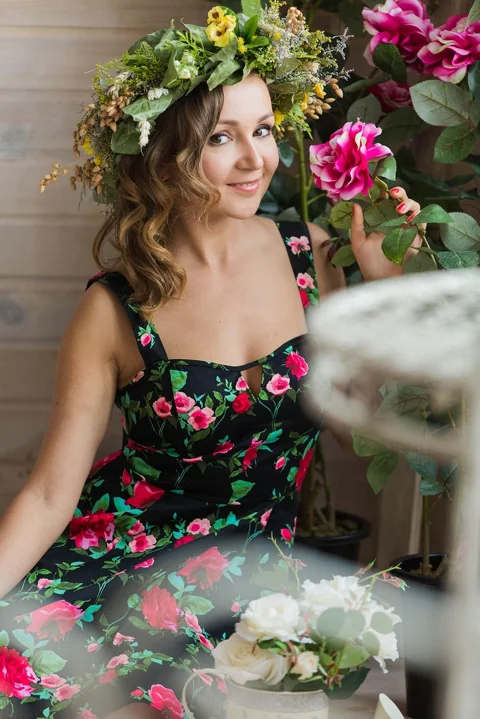 young woman, mood, sun, spring