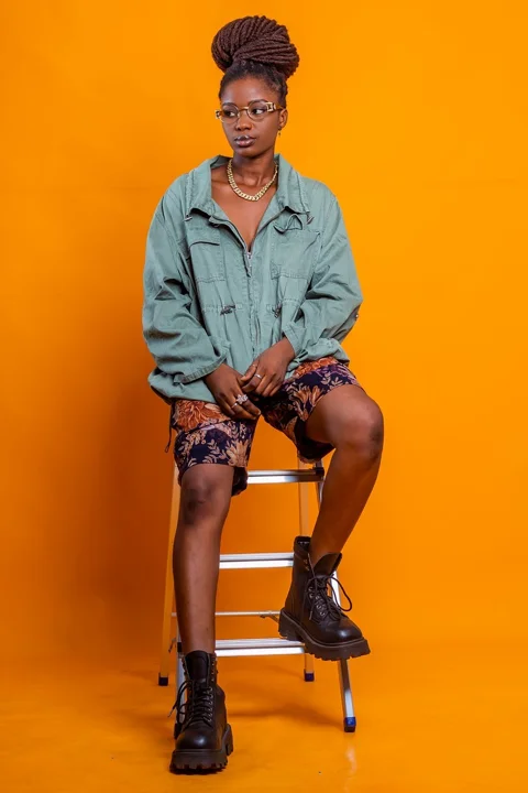 portrait photography, studio portrait, african woman, young woman