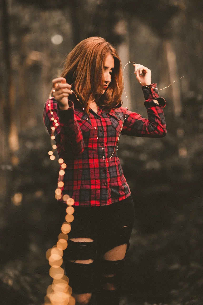 people, woman, girl, ripped jeans