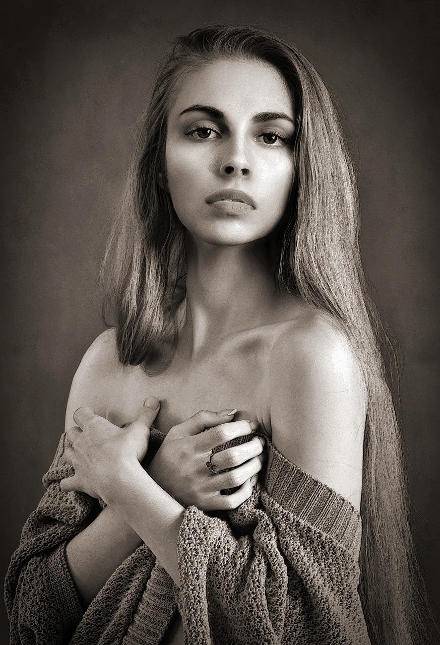 woman, portrait, face, girl