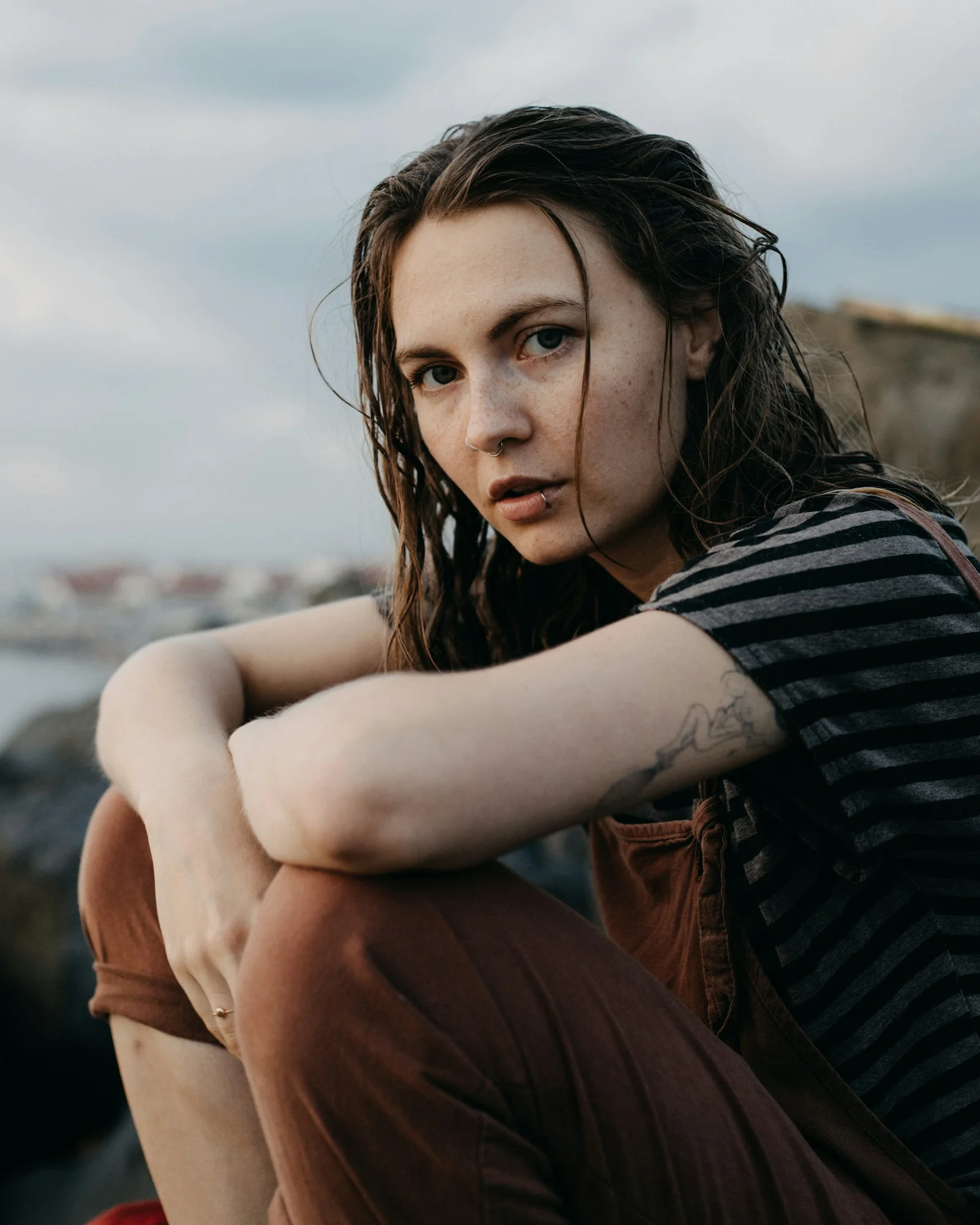 a person posing for a picture