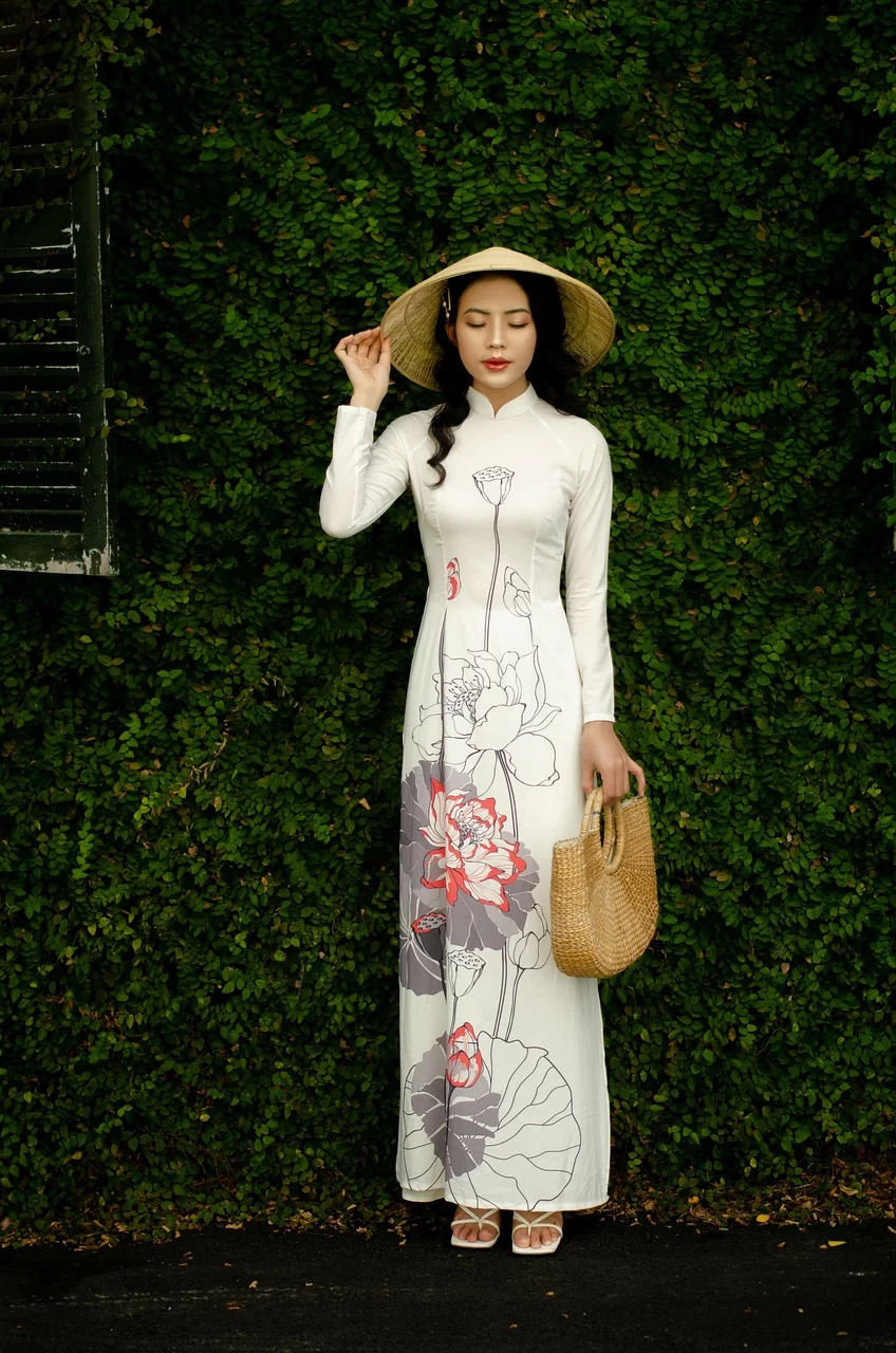 woman, ao dai, wedding, fashion