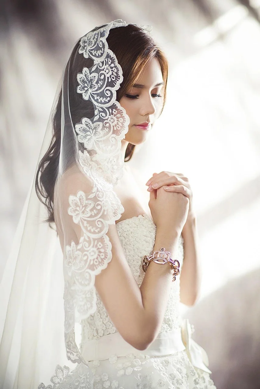 wedding dresses, fashion, bride, veil