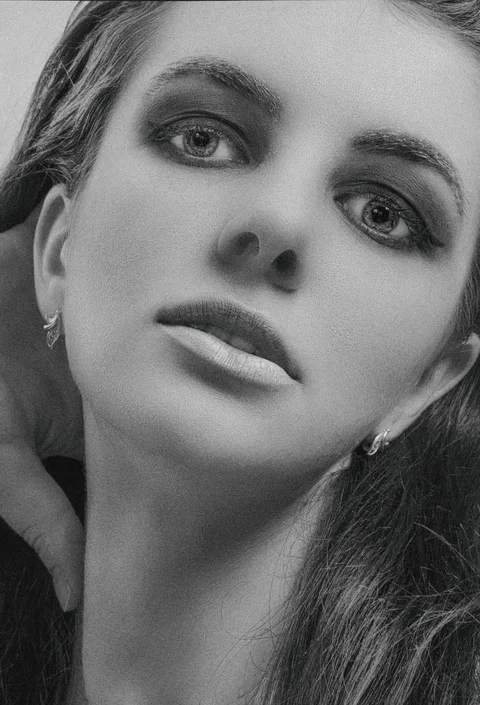 woman, makeup, portrait, beautiful