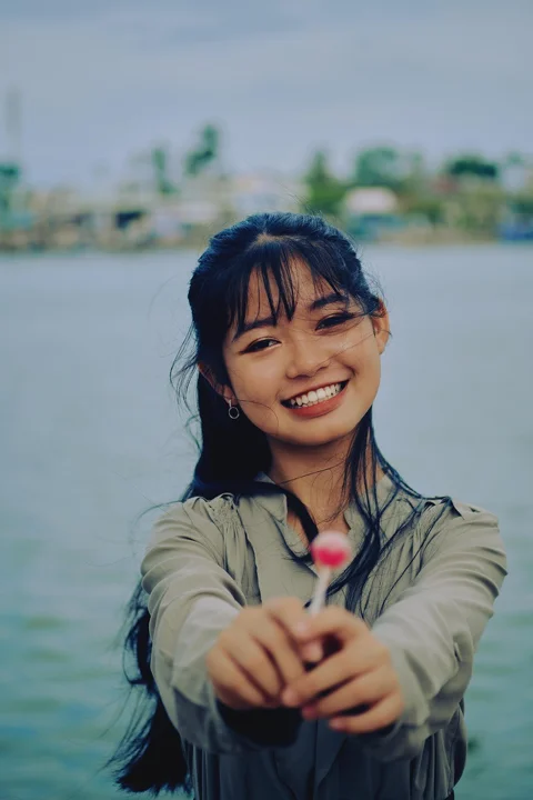 女人、模特、肖像、姿势