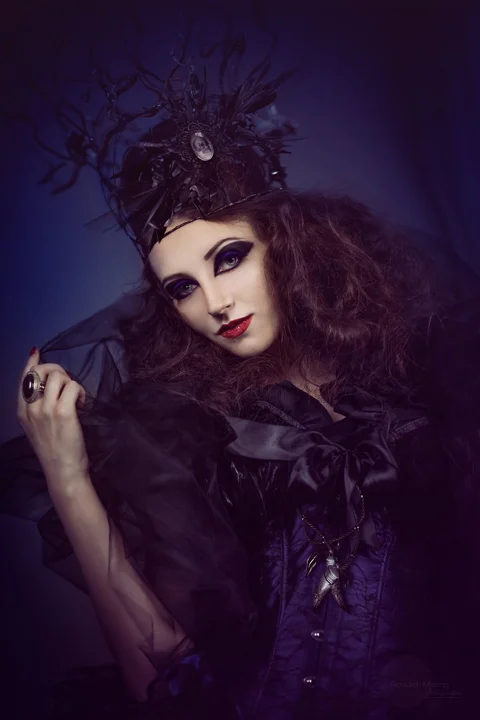 woman, girl, veil, halloween