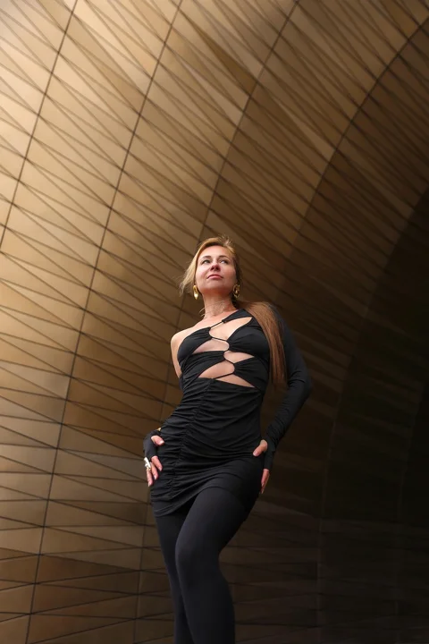 woman, fashion, lady, arch