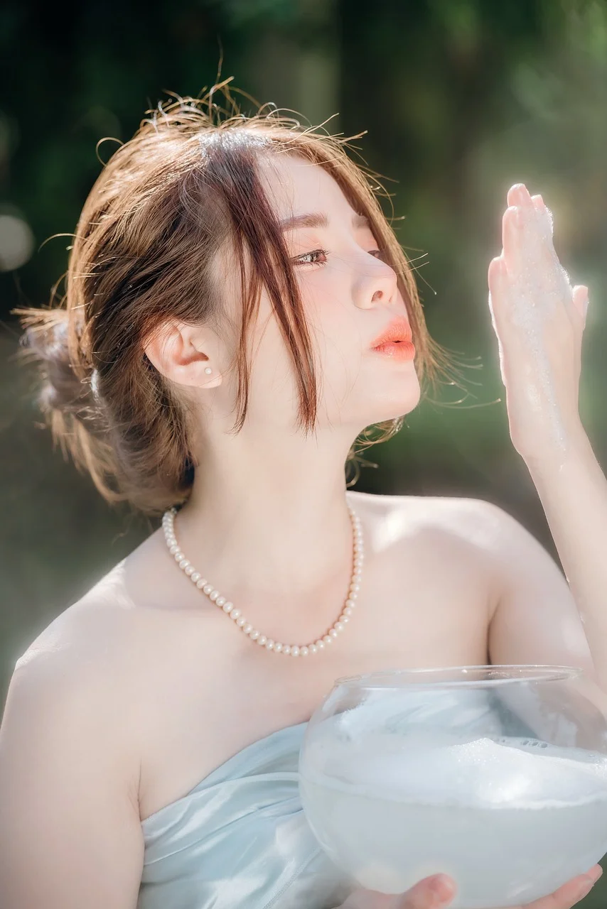 女人,模特,肖像,姿势