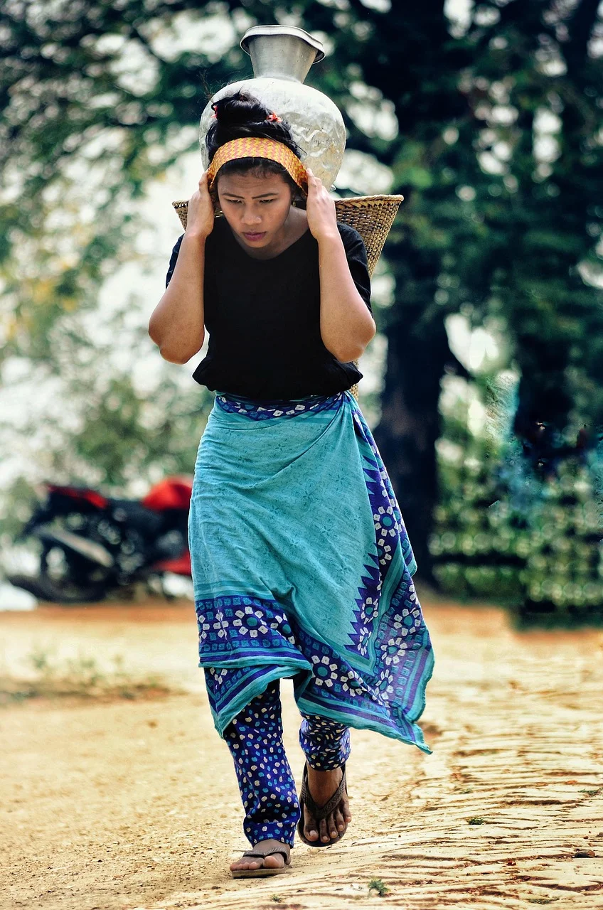 girl, woman, working, hard