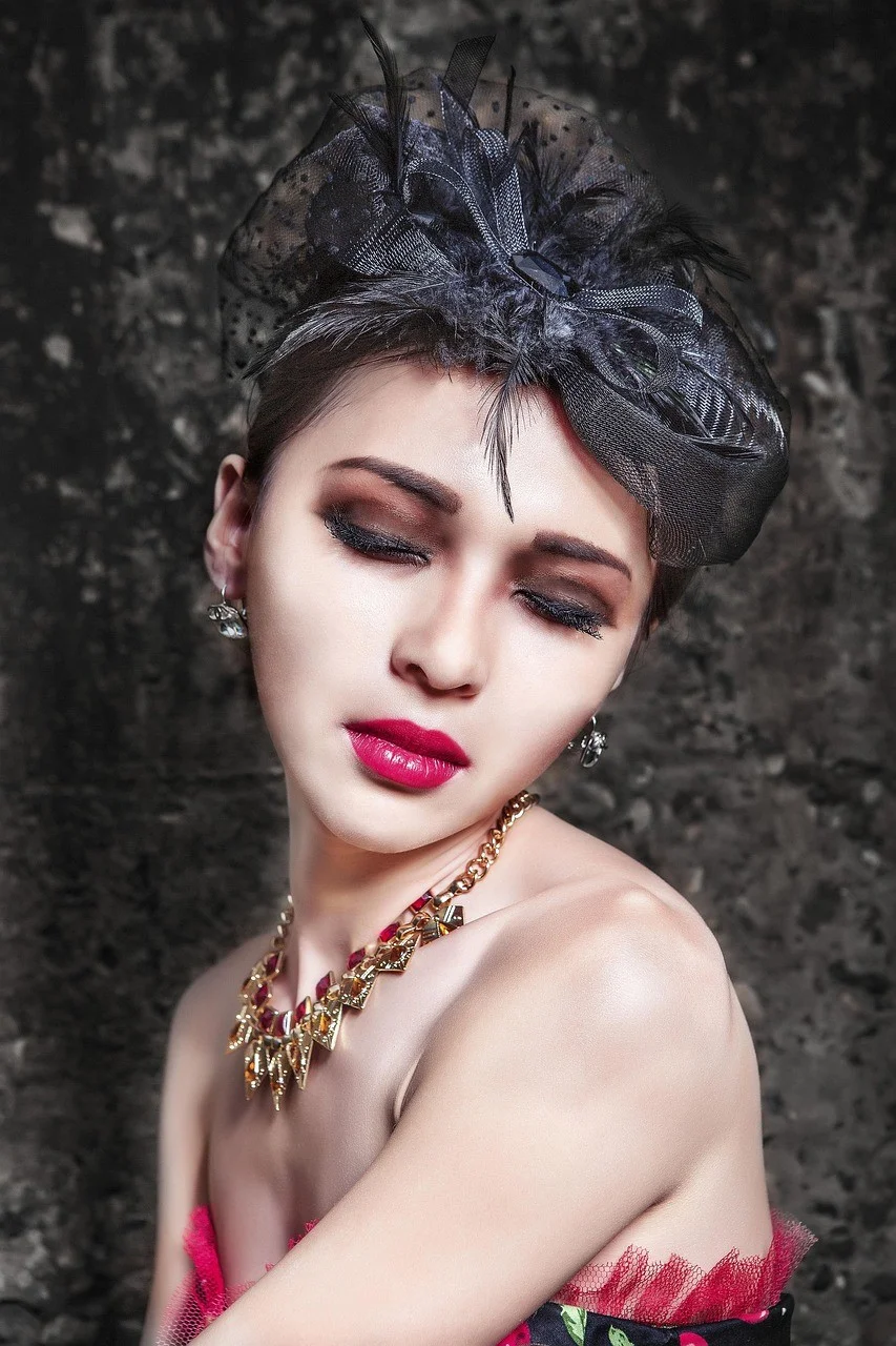 portrait, woman, asian, girl
