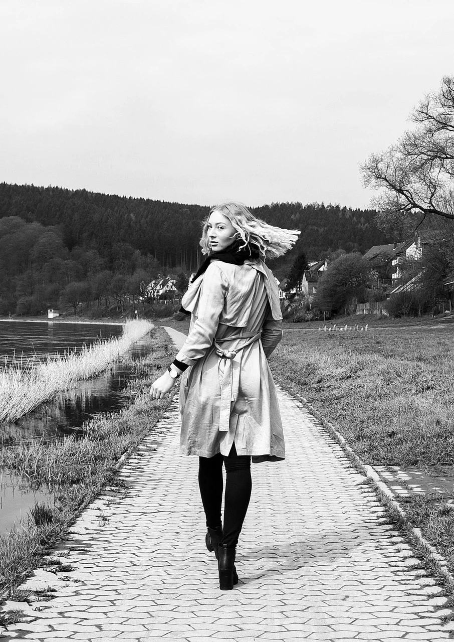 模特兒、威悉河、水、小徑