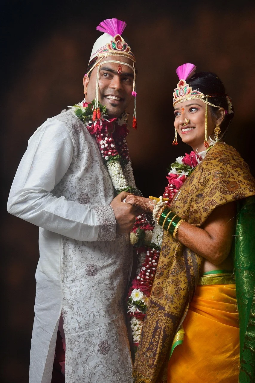 couple, wedding, bride, groom
