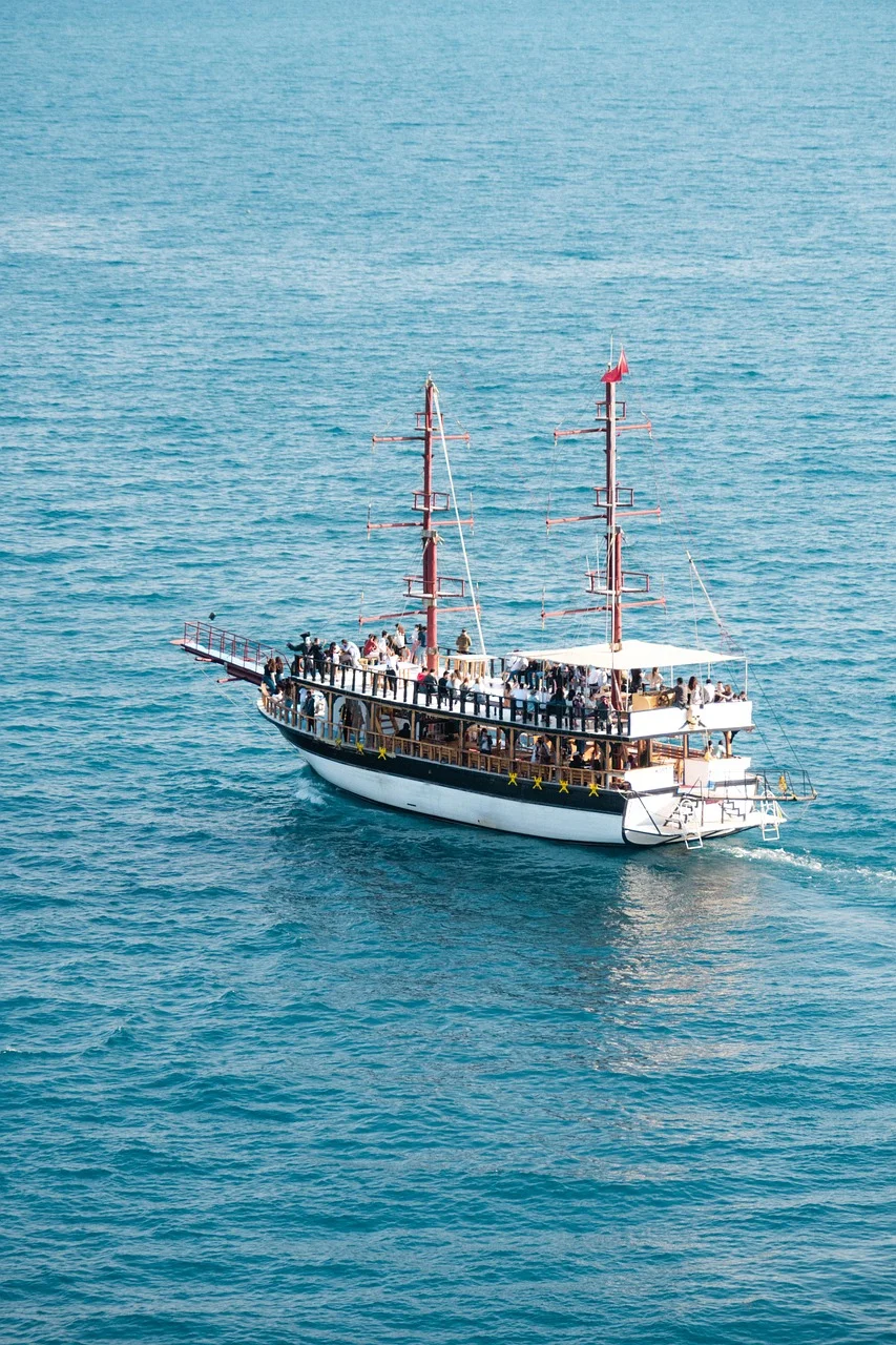 ship, sea, tourism, antalya