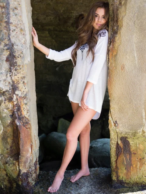 woman, beach, beautiful, girl