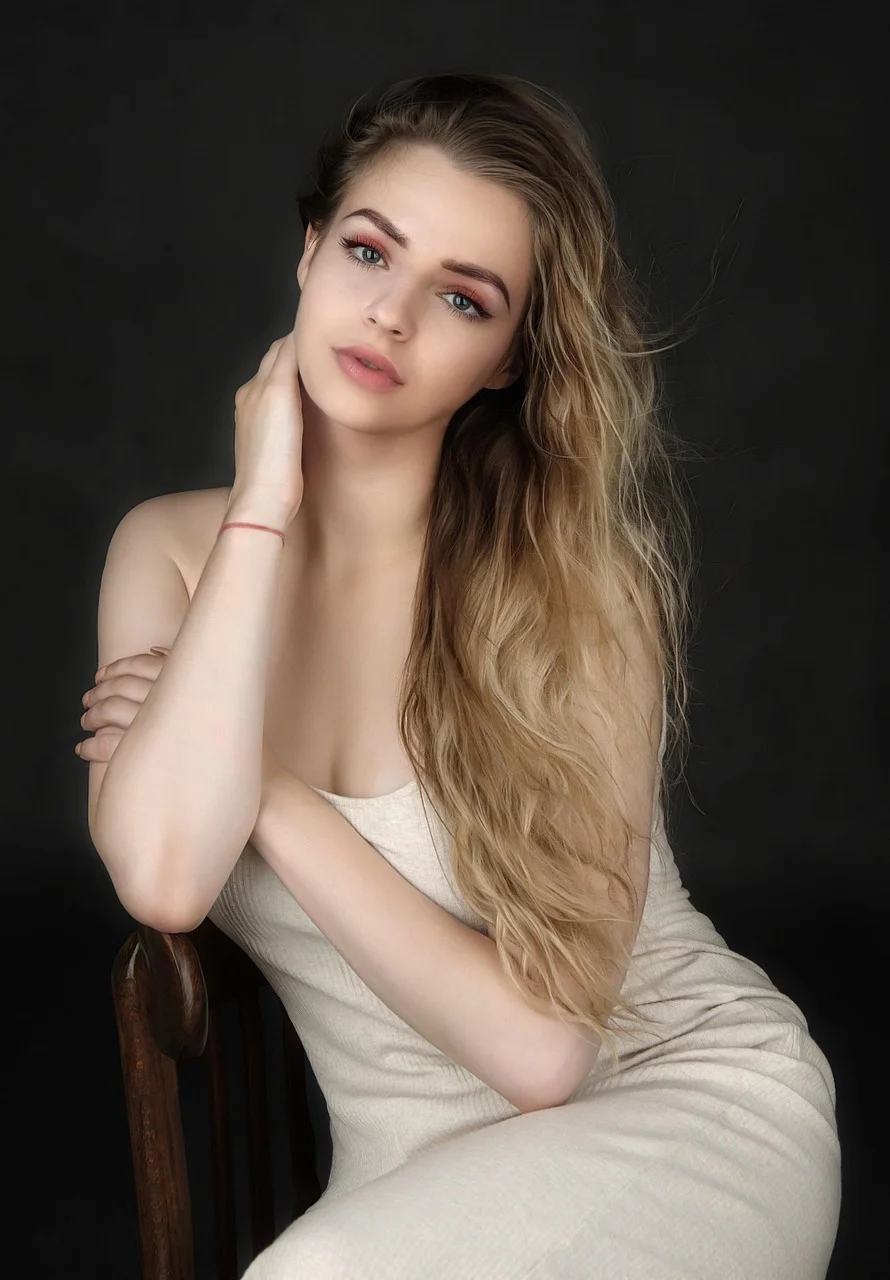 woman, young, model, meeting