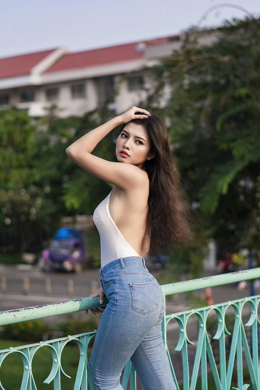 girl, portrait, young, model