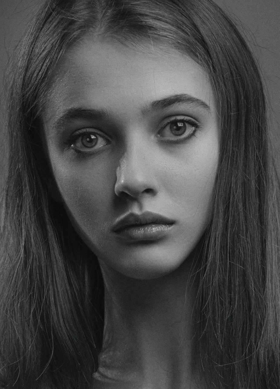 portrait, woman, beautiful, makeup