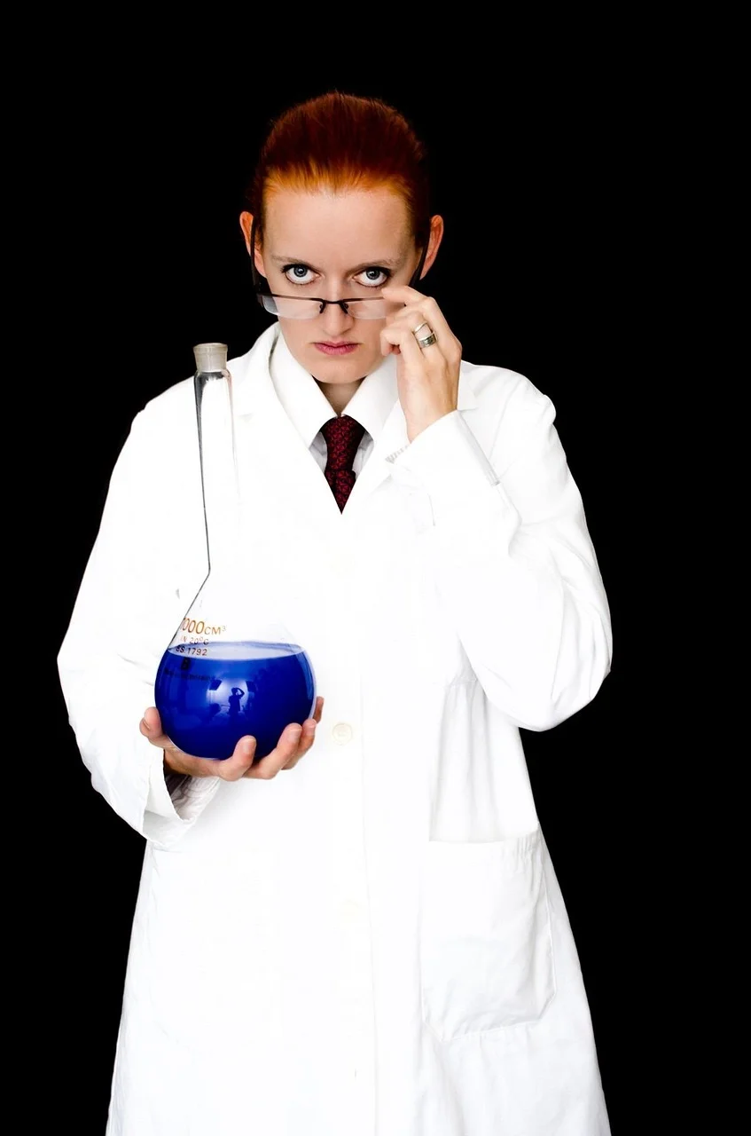 woman, girl, people, laboratory
