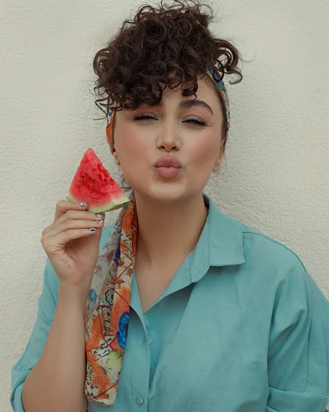 a person posing for the camera
