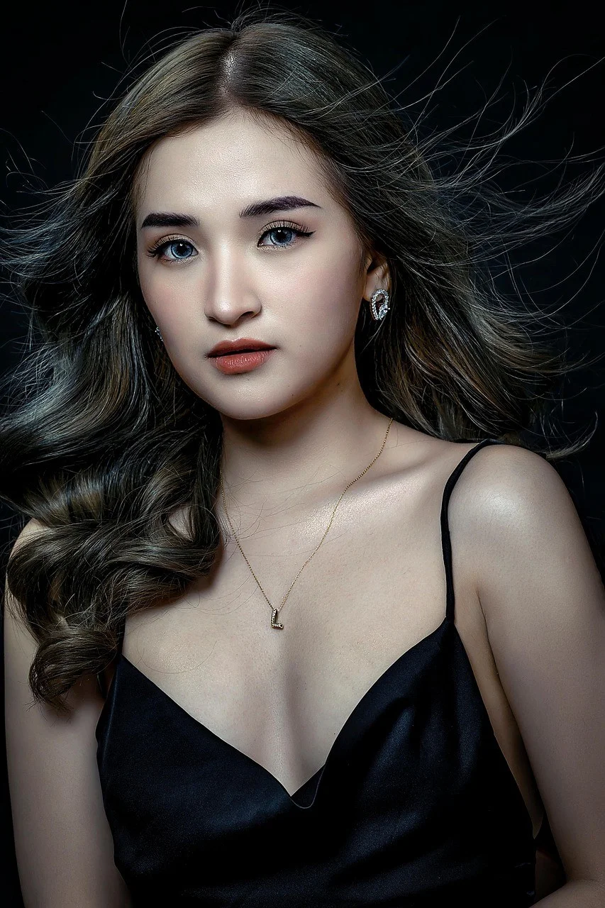 face, asian, woman, model