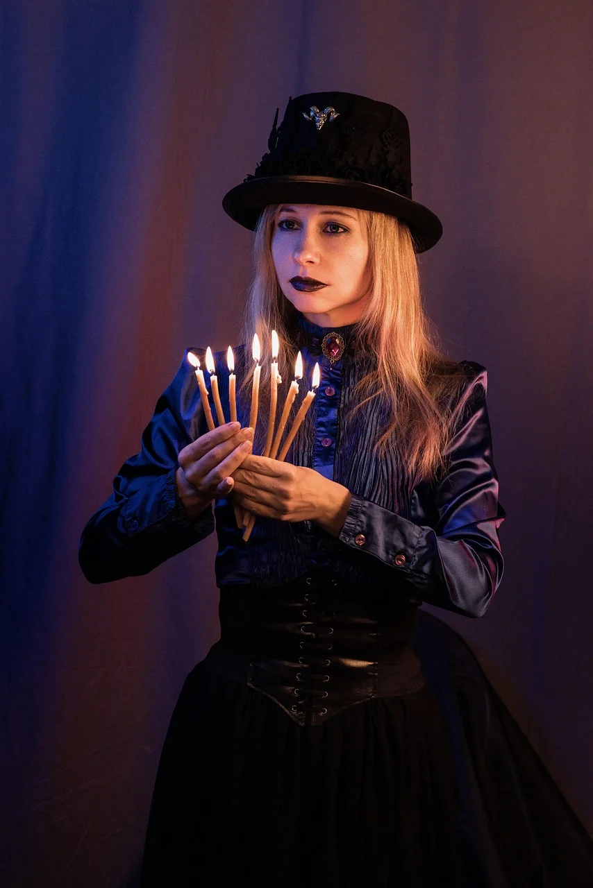 gothic, woman, vampire, aprire