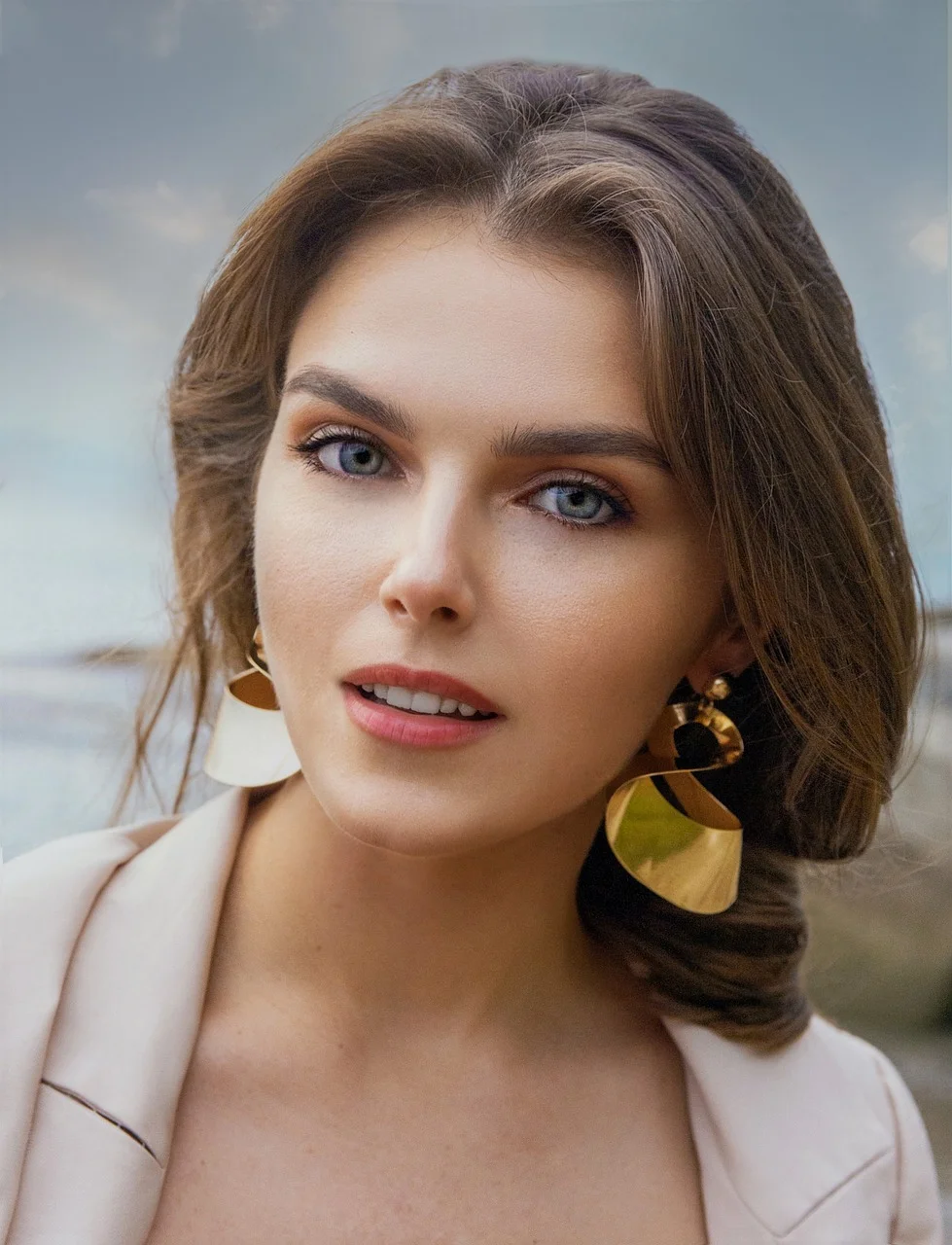 woman, model, portrait, pose