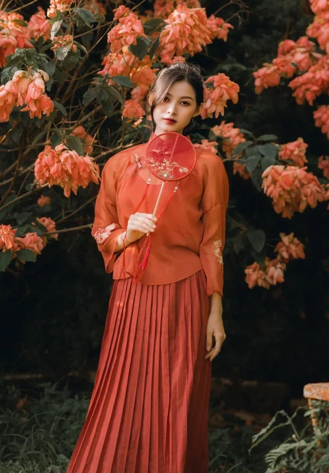 越南女性、户外、时尚、女人