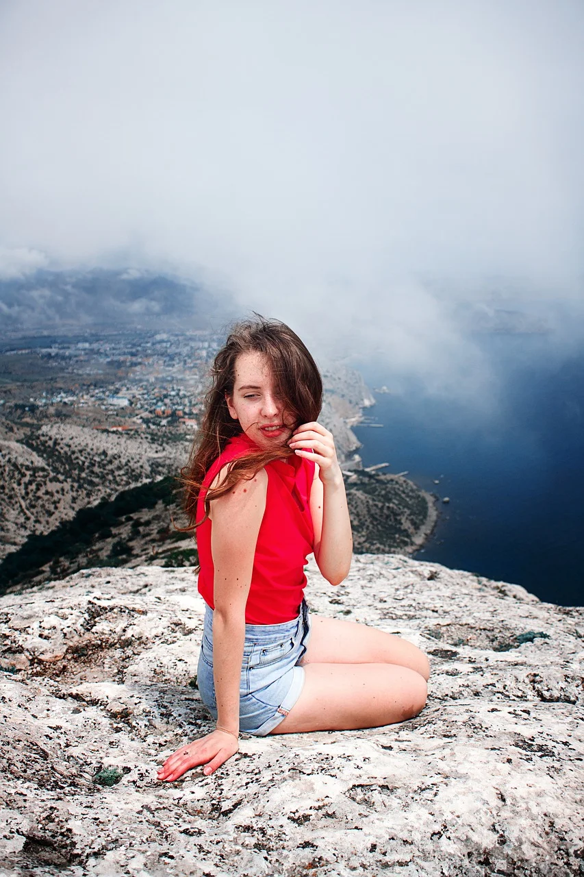 woman, portrait, model, fashion