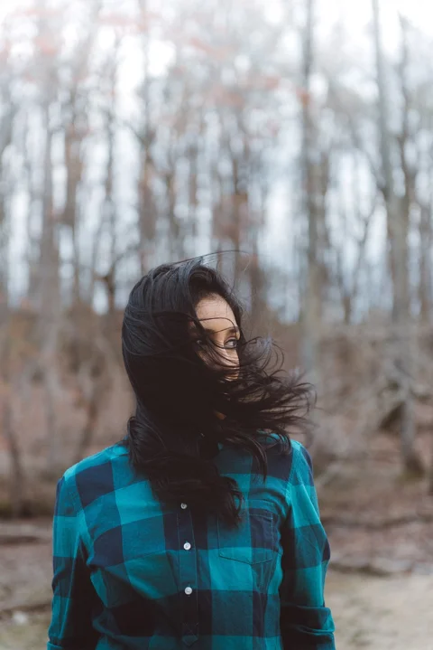 people, girl, woman, trees