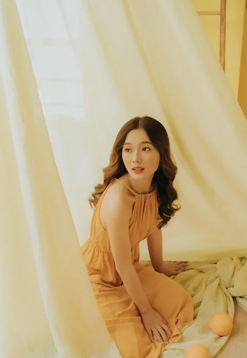 woman, model, dress, charming