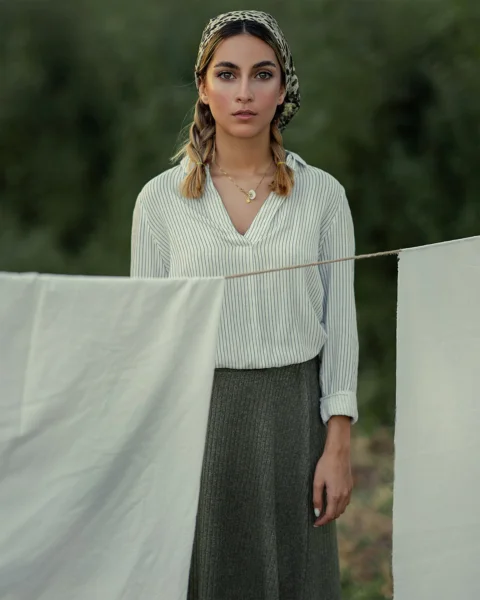 a woman posing for a picture