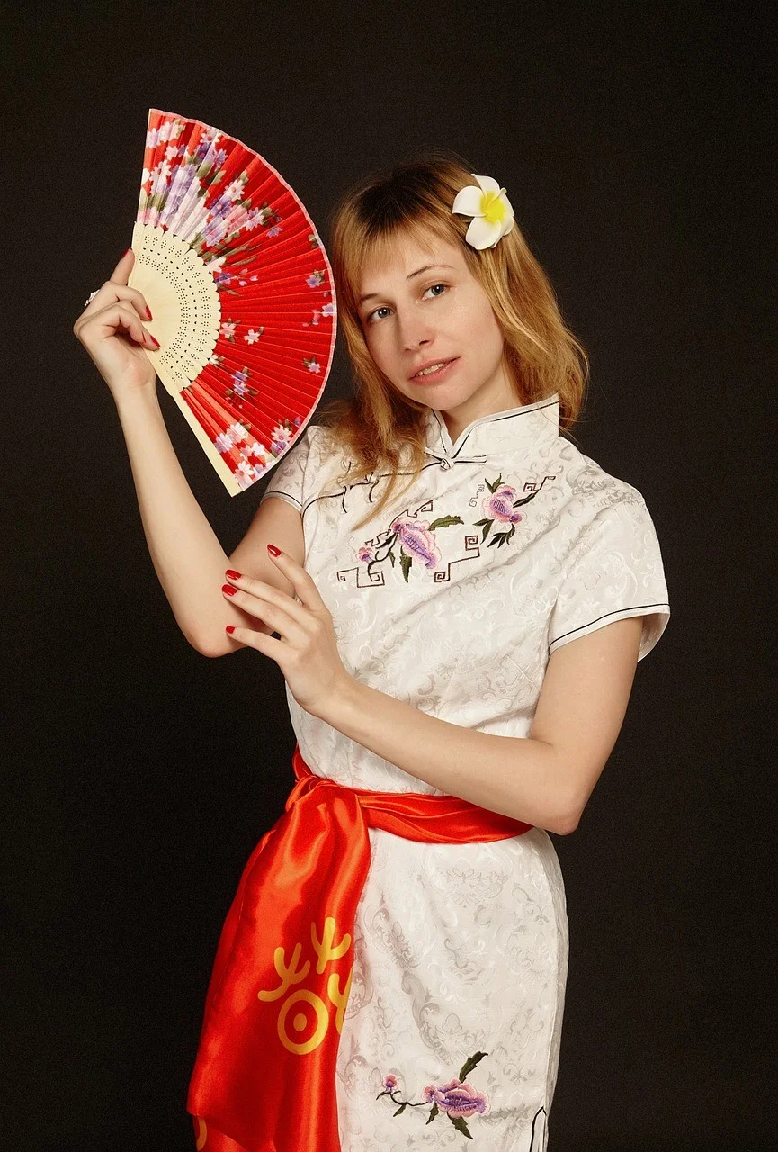 china, young woman, east style, the chinese national dress