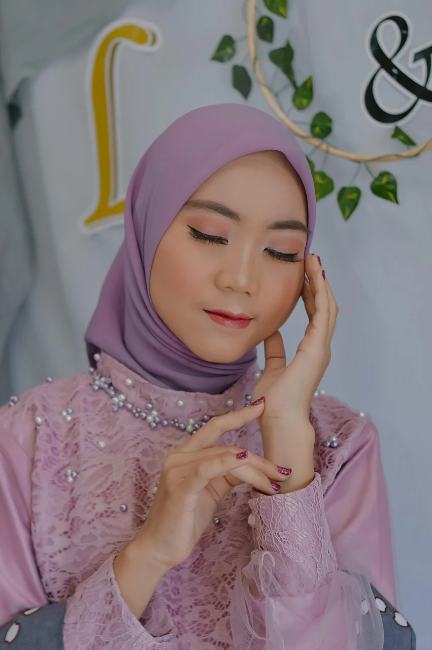 muslim, veil, woman, model