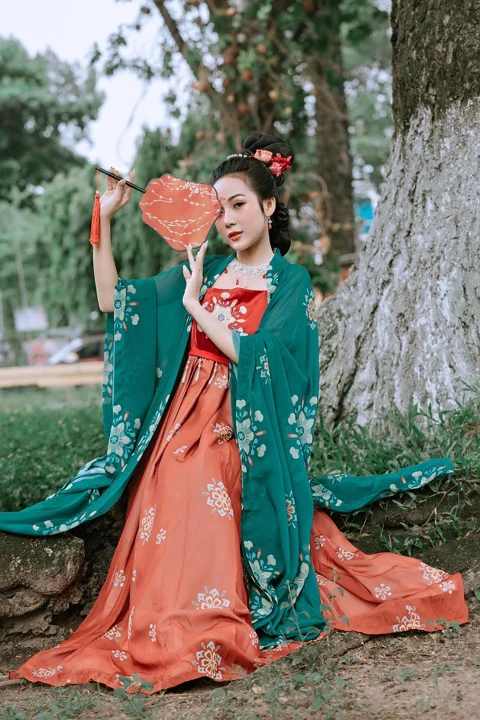 fashion, woman, chinese dress, ancient