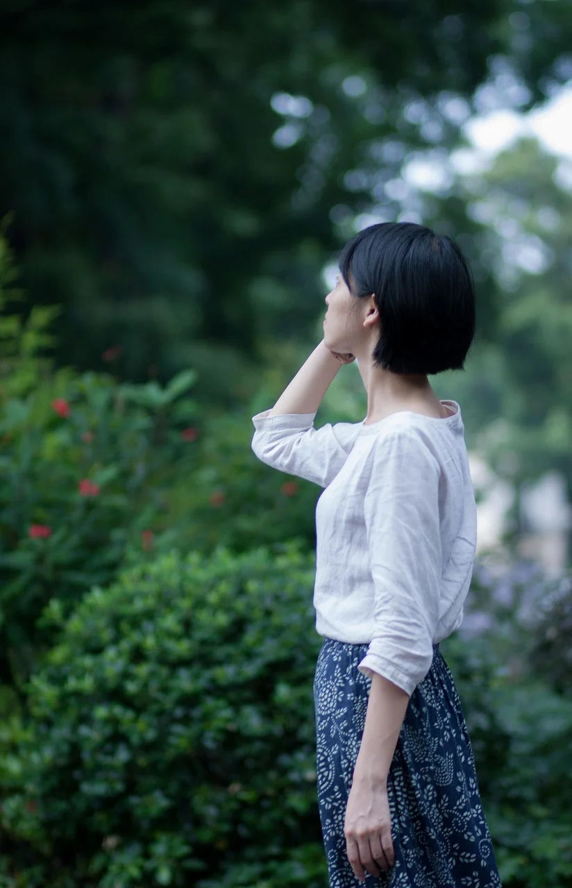 女孩, 身材, 清新, 美丽