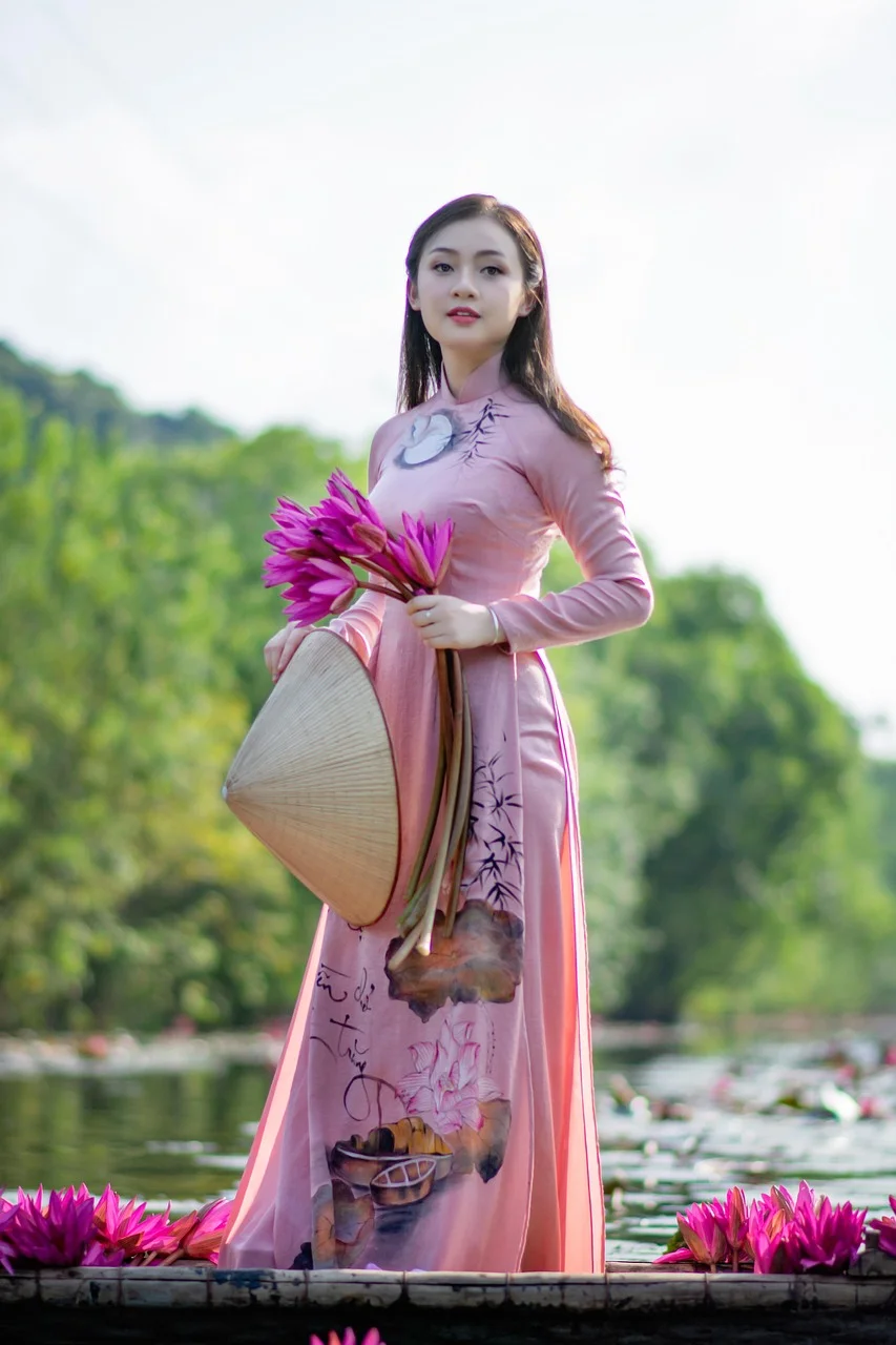 girl, gun-flower, vietnam, asian