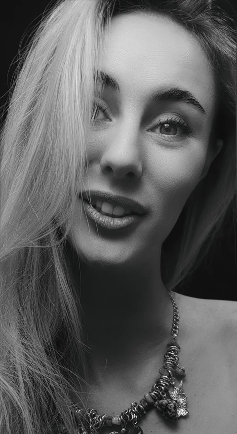 woman, monochrome, beauty, face